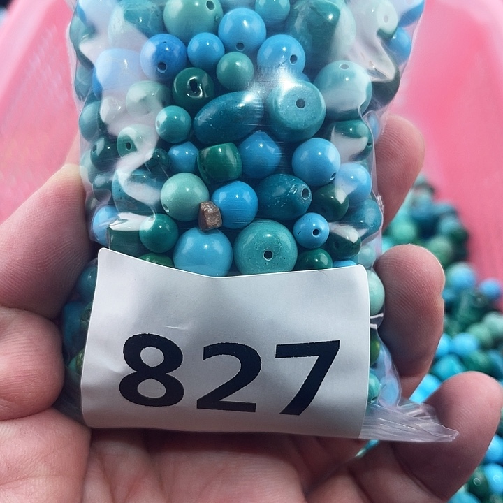 未镶嵌菱锰矿珠宝半成品