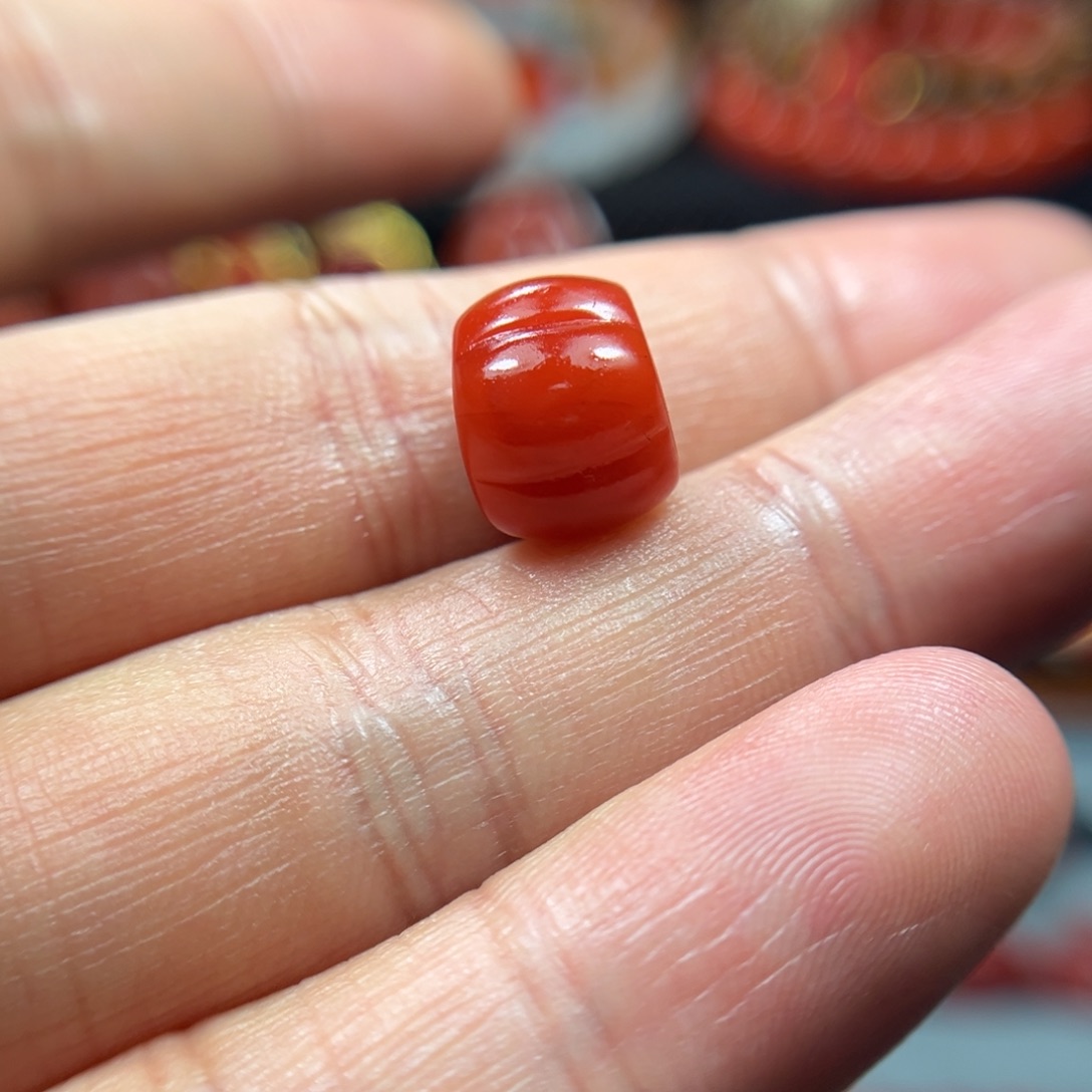 M***g南红玛瑙未镶嵌仿老瓜珠