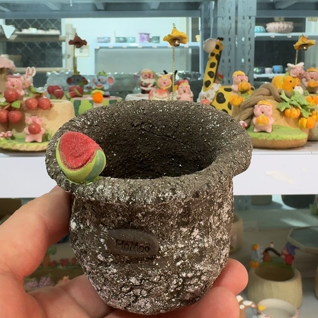 厂家直销手工花盆摆件