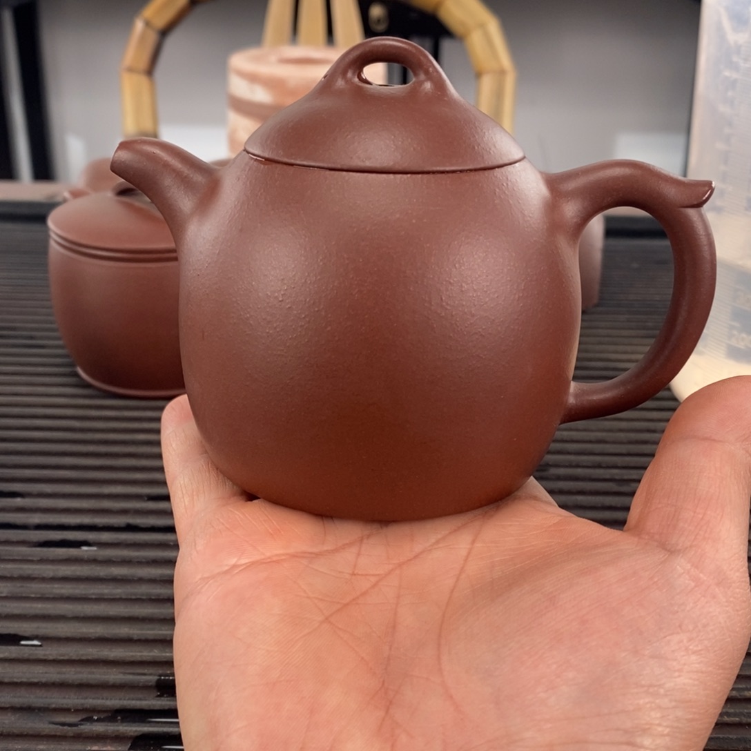 紫砂茶壶秦权容量280CC