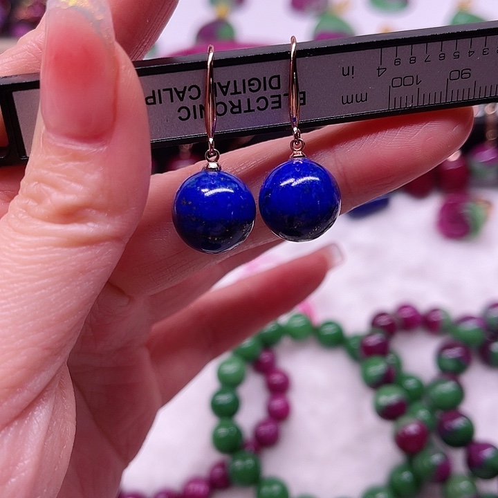 红宝石青金银S925镶嵌