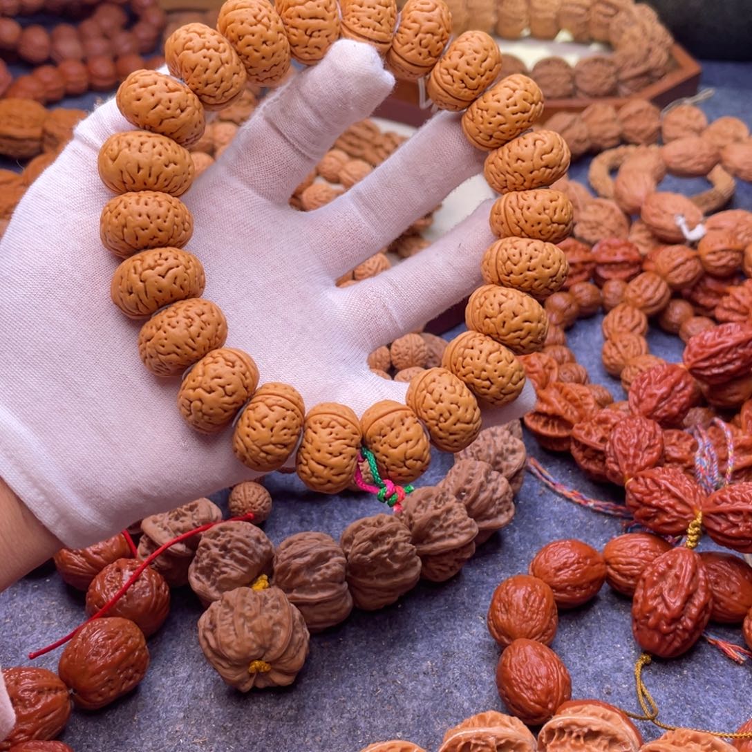 手串文玩核桃脑纹桃核
