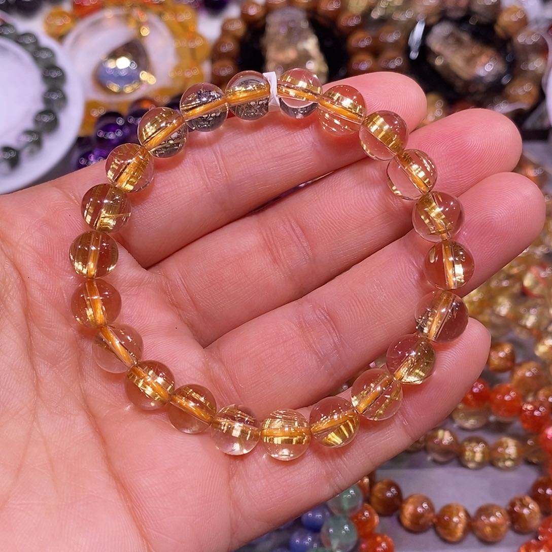 未镶嵌手链水晶金钛晶8.8