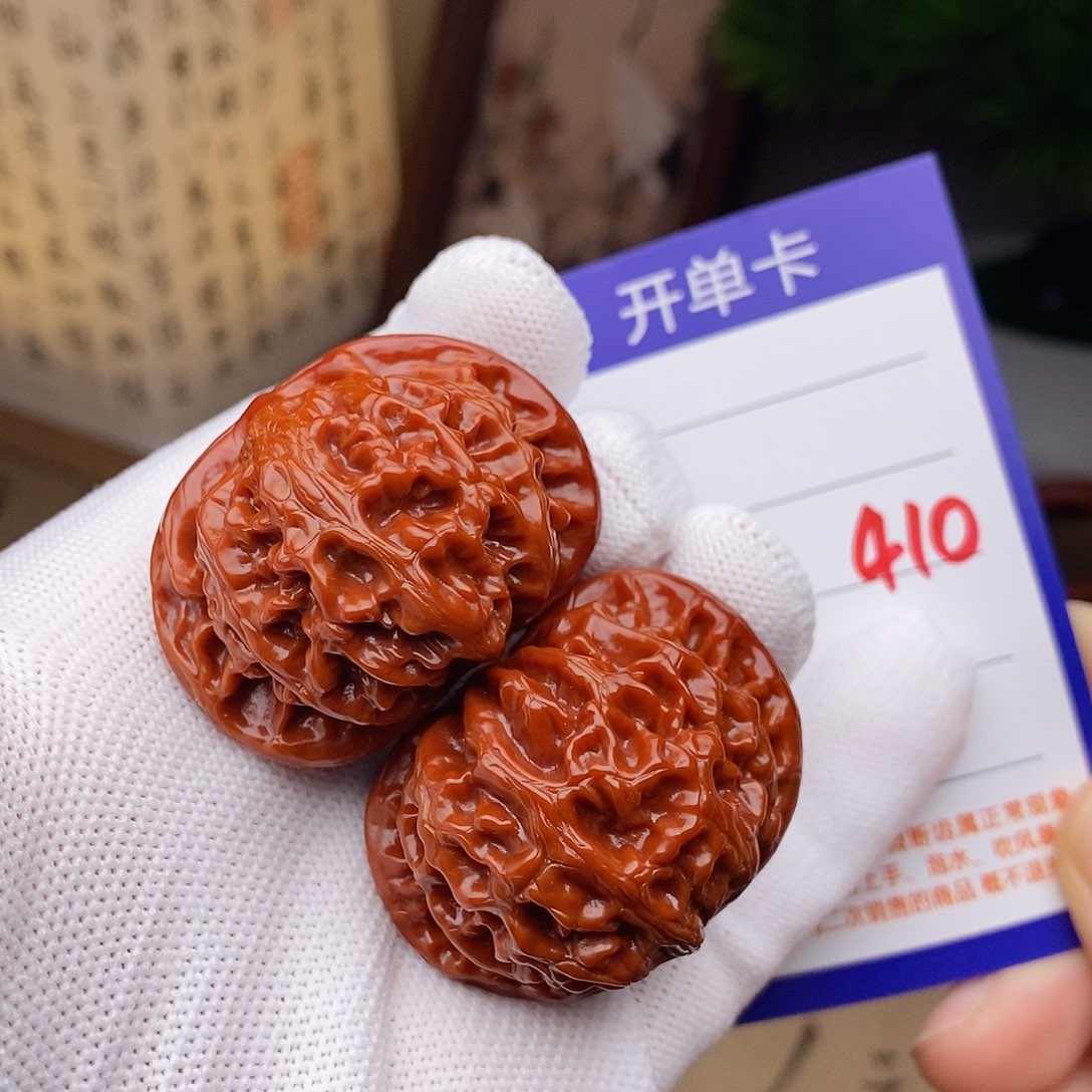 文玩核桃把件42宫灯410