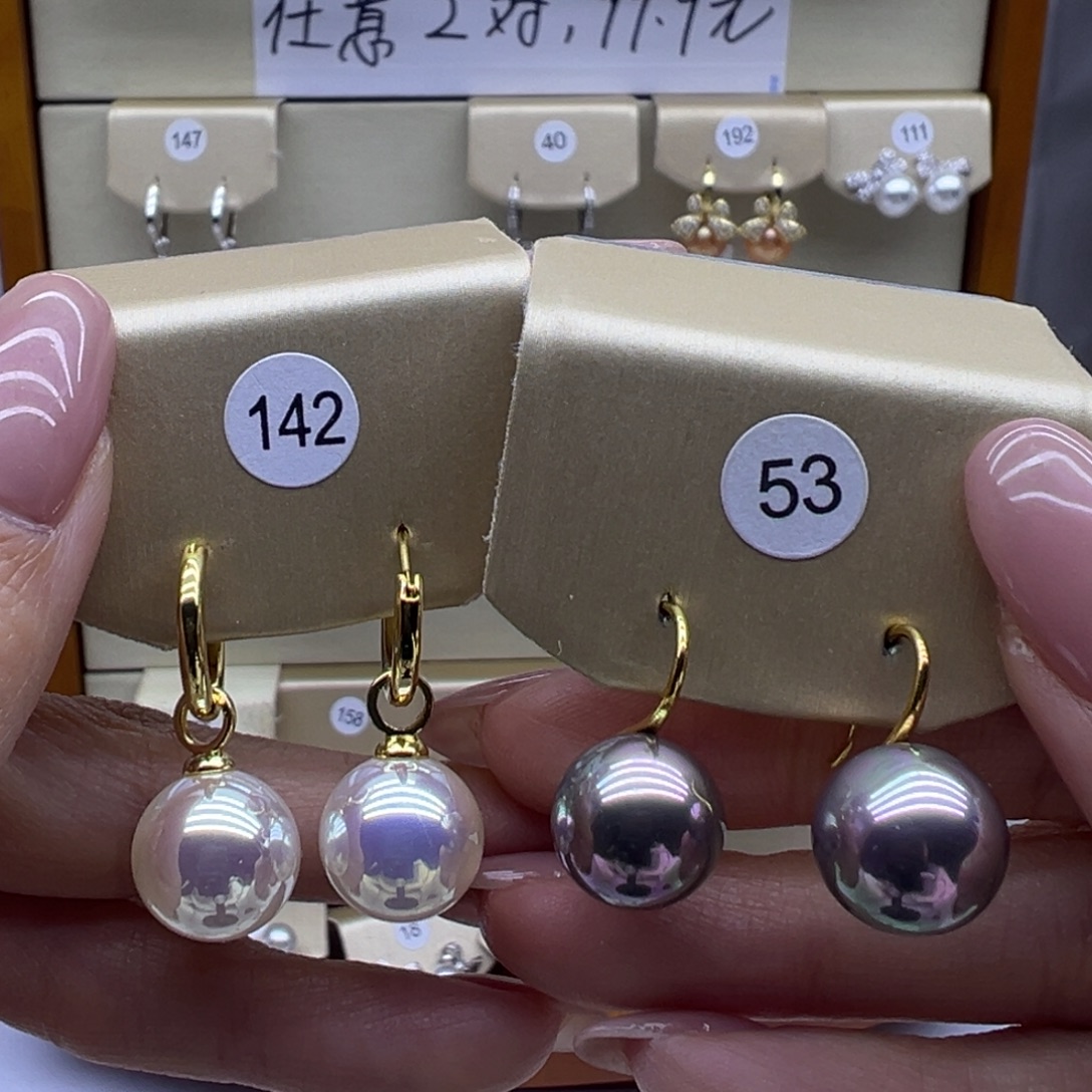 未镶嵌淡水珍珠耳饰