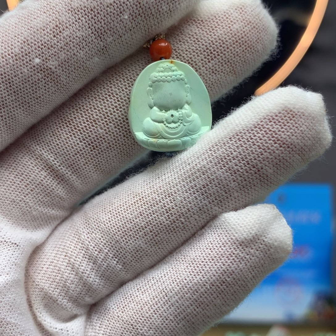 绿松石挂件未镶嵌