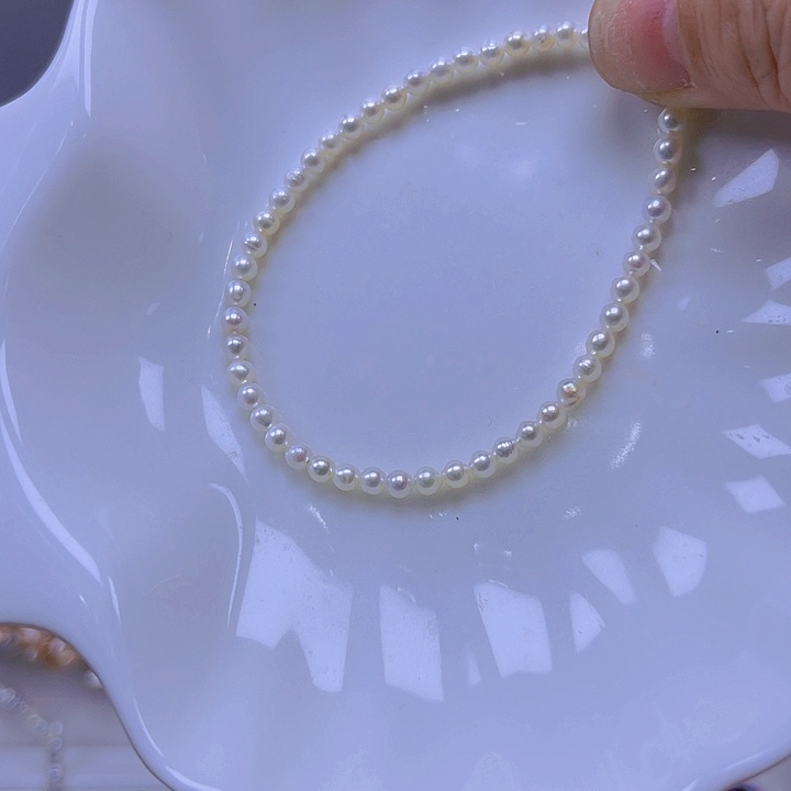 淡水珍珠手绳合金