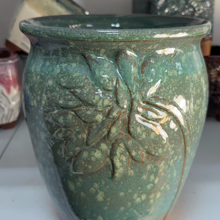 紫砂花盆口20高25，11111