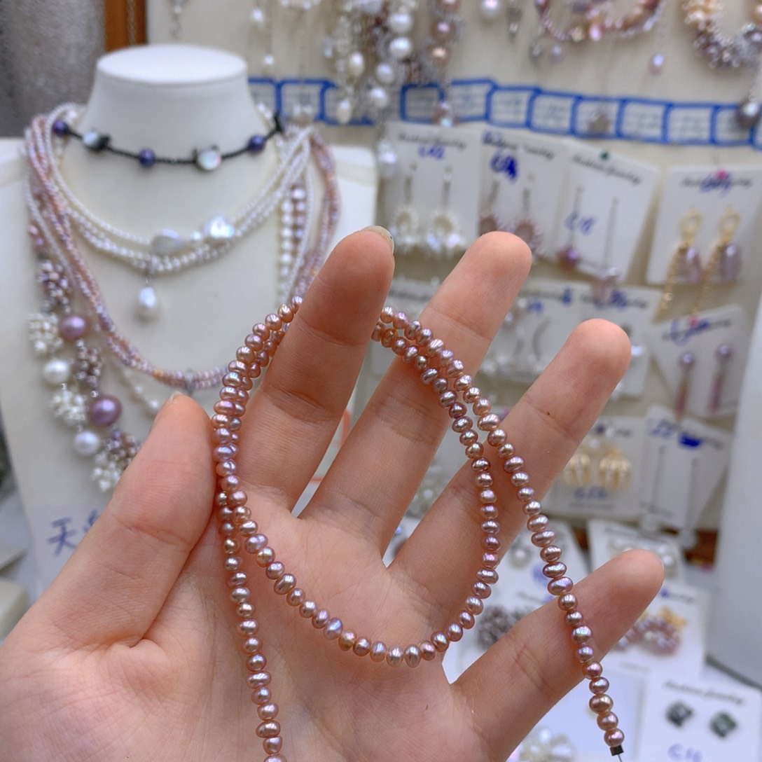 淡水珍珠颈饰合金