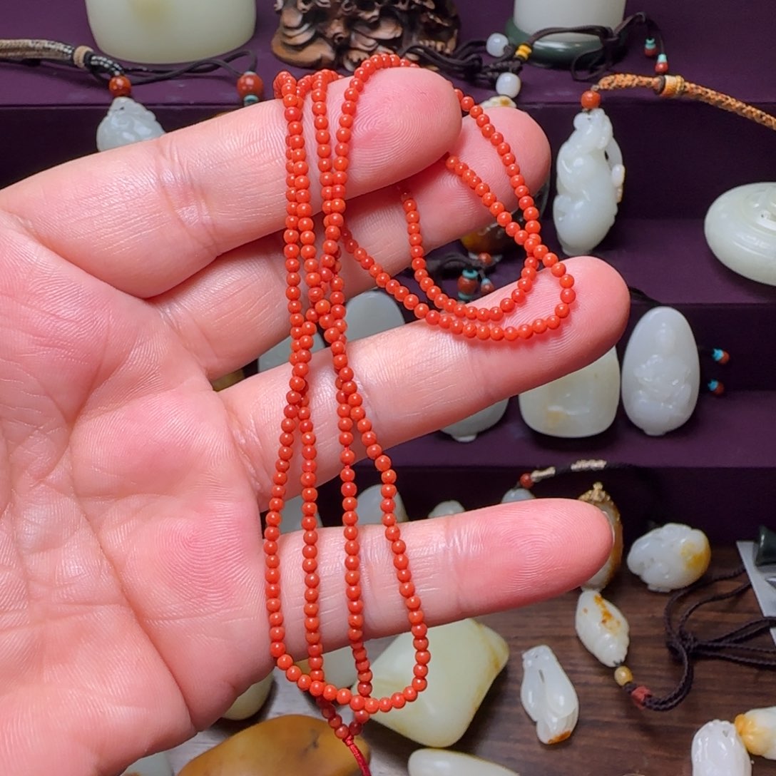 南红玛瑙未镶嵌手链