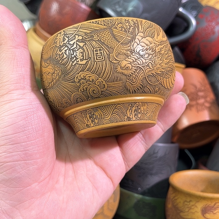 茶杯紫砂全手工紫砂主人杯