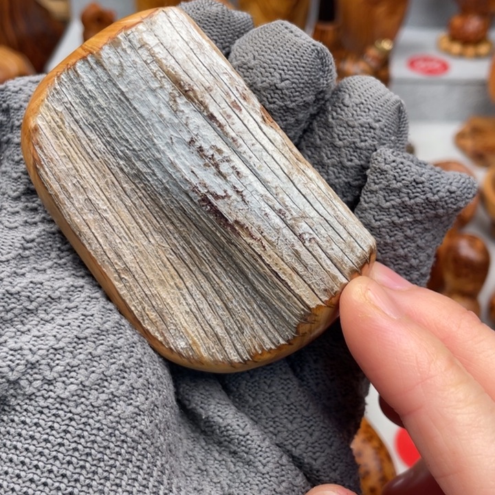 木太行原皮骨料把件鉴赏期48小时