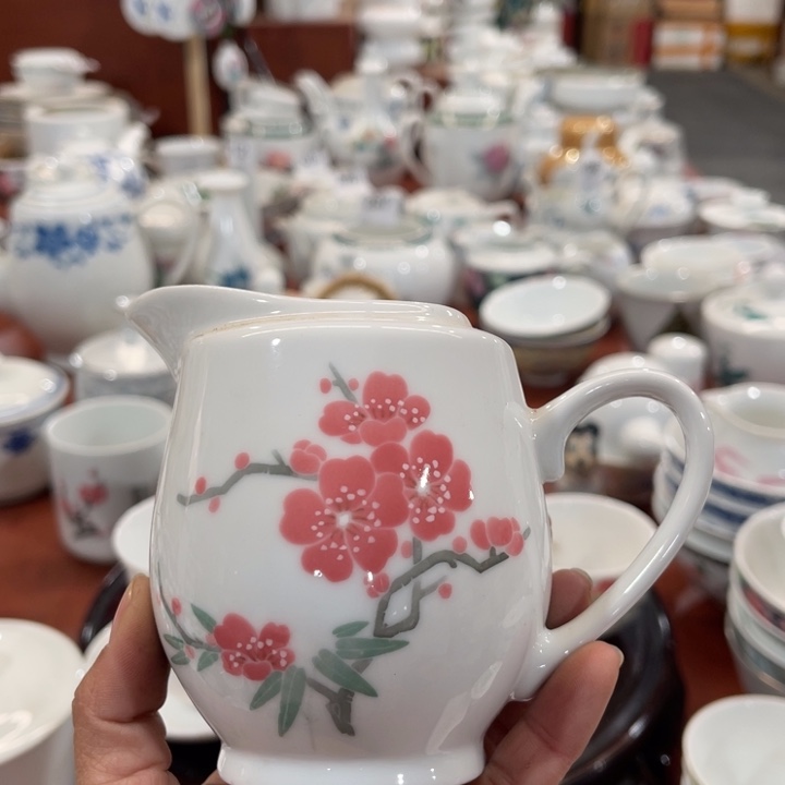 陶瓷醴陵釉下手绘320毫升