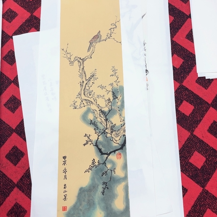 国画墨**柠25/90纯手绘国画作品