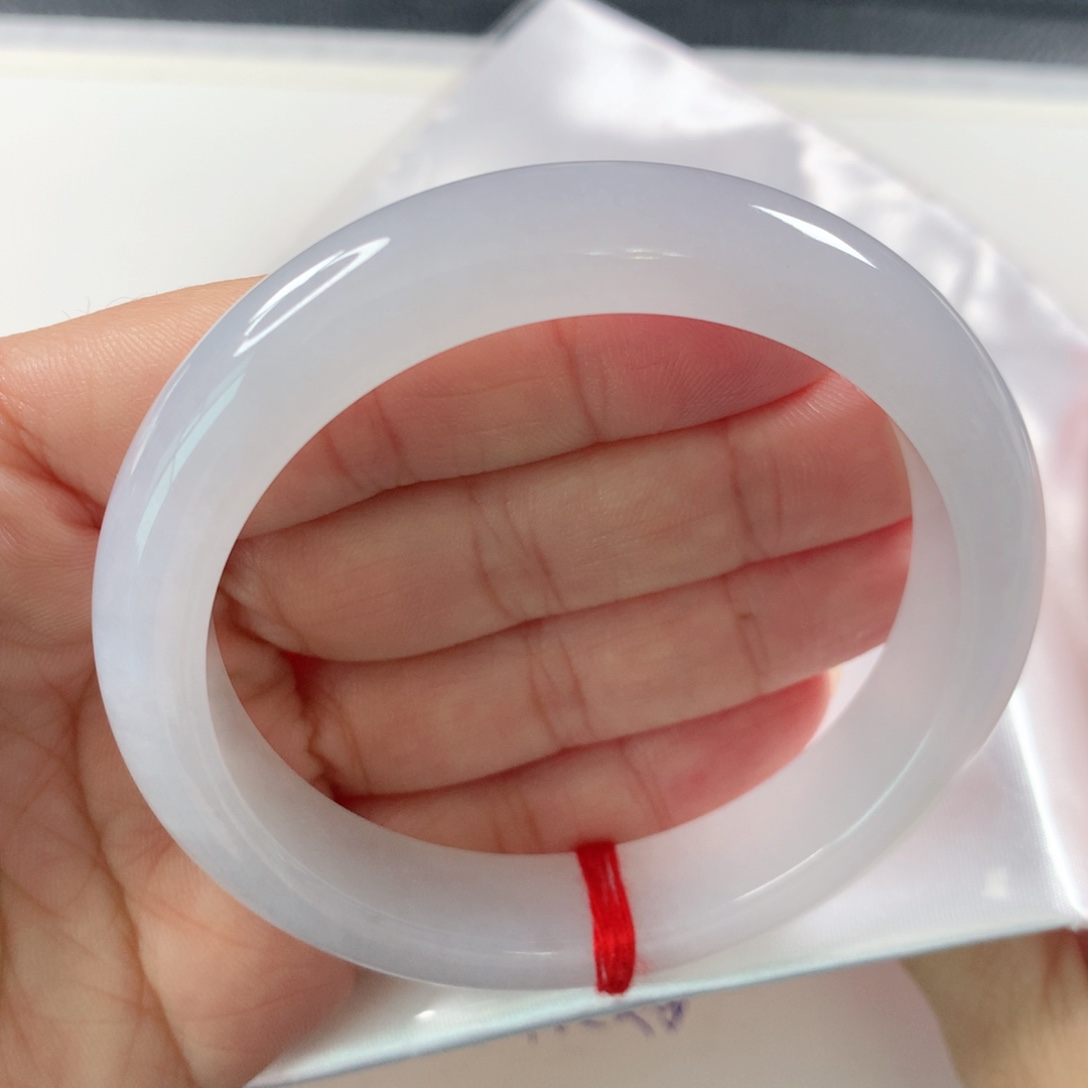 未镶嵌手镯翡翠白月光260