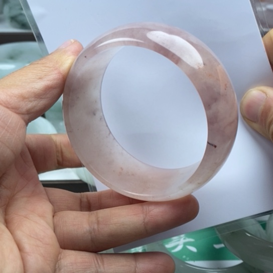 石英质玉（金丝玉）未镶嵌手镯