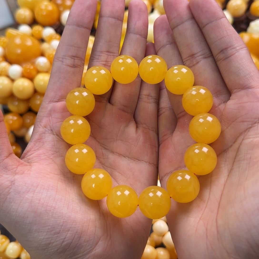 琥珀未镶嵌珠宝奇石17mm同料