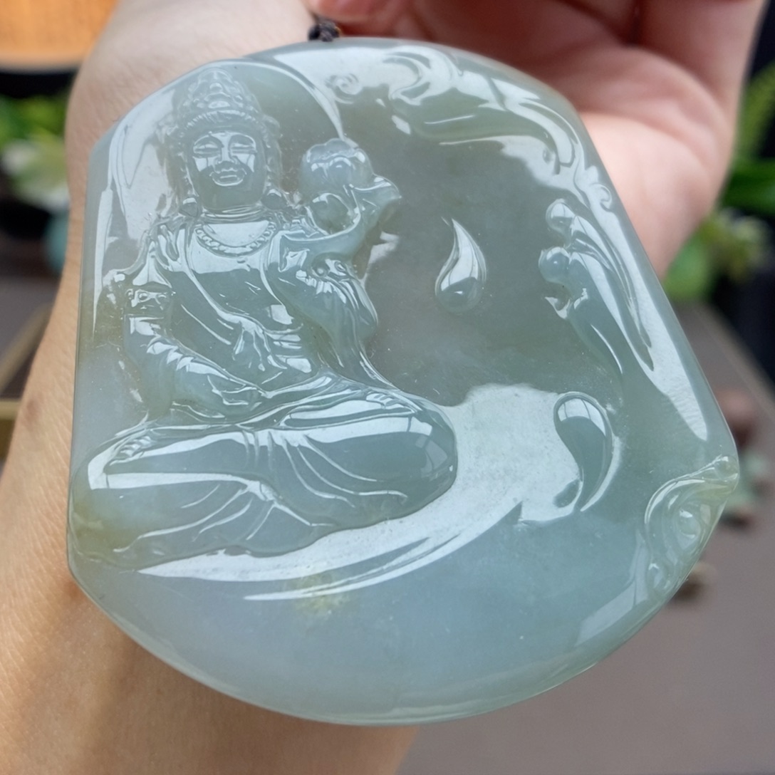 翡翠未镶嵌颈饰吊坠80