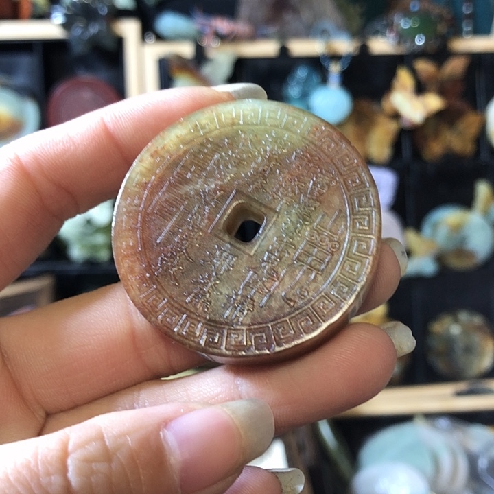 岫玉未镶嵌岫玉挂件