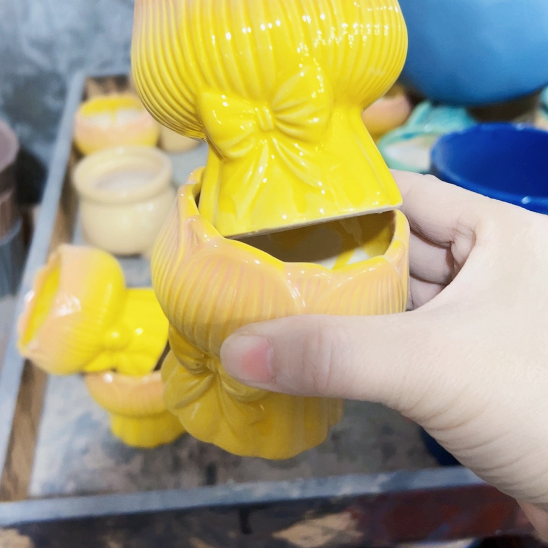 有孔，外贸尾单尾单陶瓷花盆凑单10米包邮