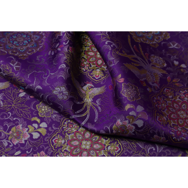 【二掌柜绸庄&三马宋锦】如意凤凰宝相 100桑蚕丝140幅宽可diy