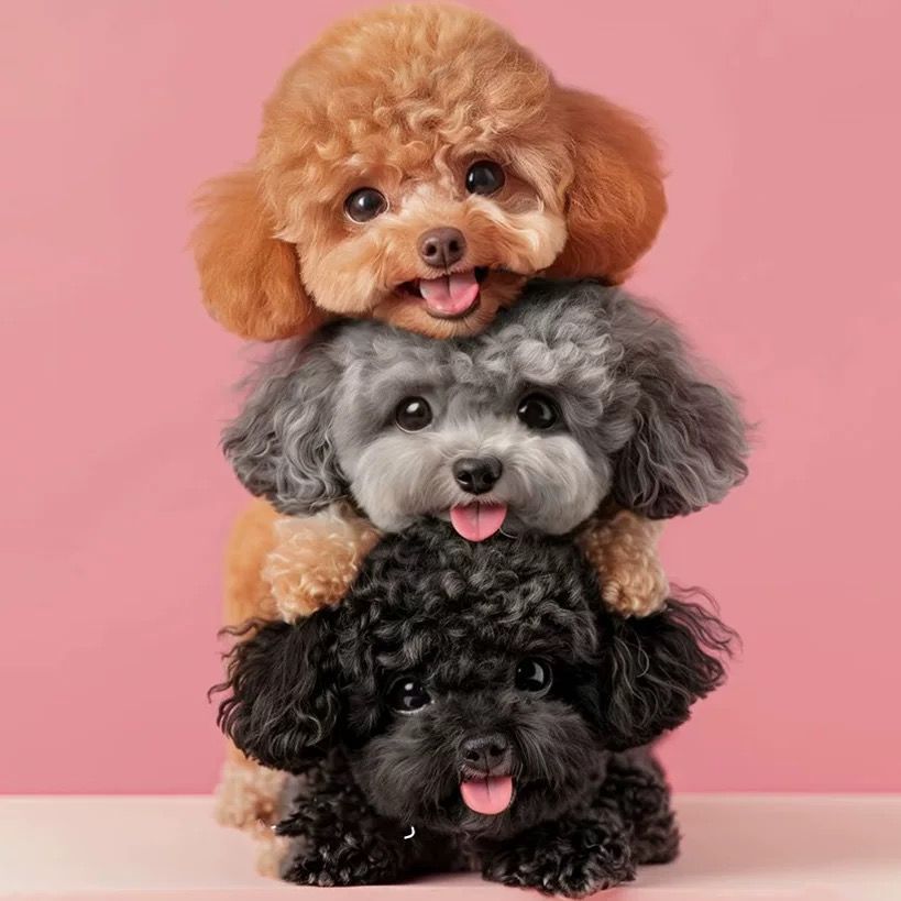 纯种泰迪幼犬红棕色香槟色