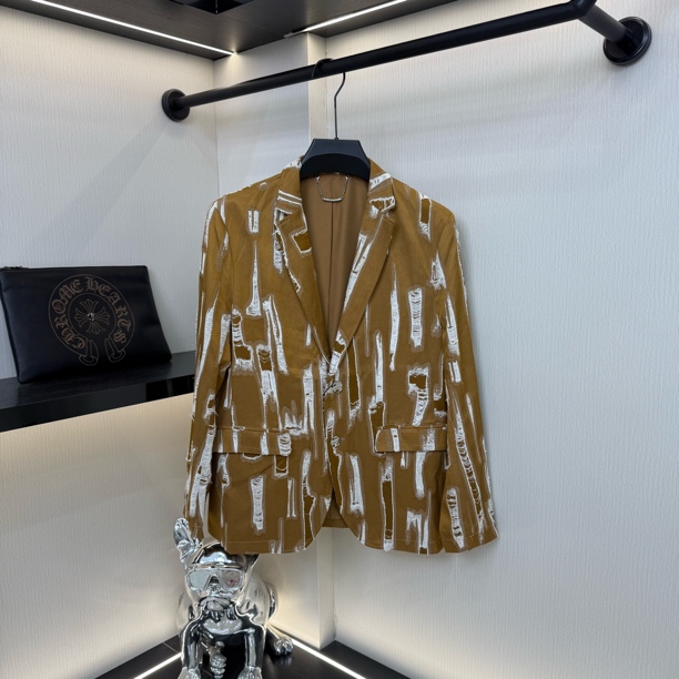 优雅时顺滑西服外套休闲高级感096