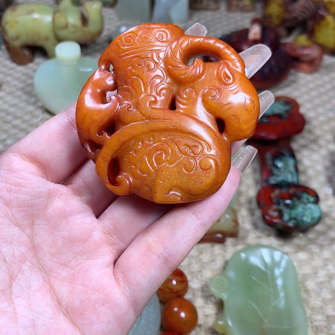 白玉菩提吊坠挂件