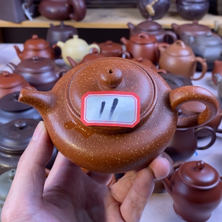 紫砂茶壶宜兴原矿微瑕紫砂壶