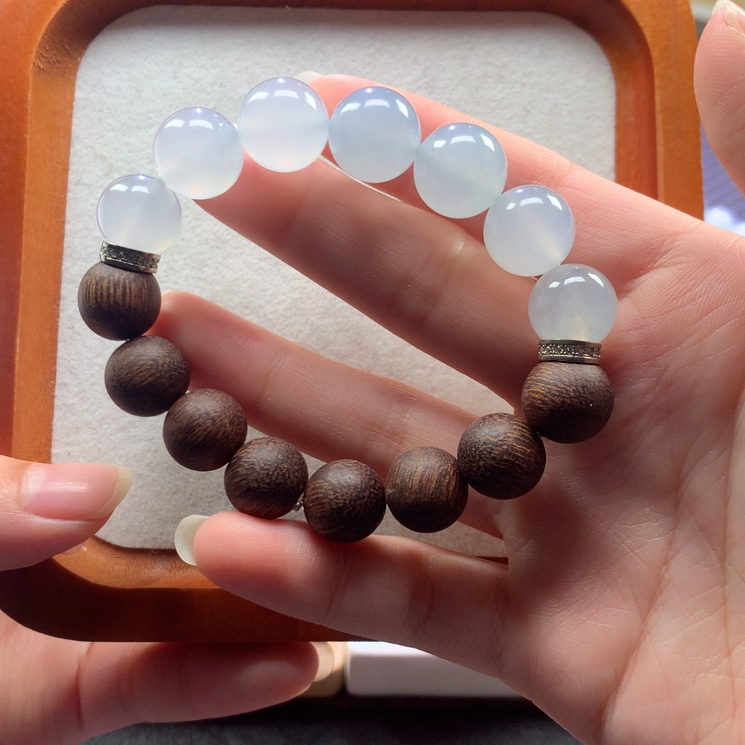 翡翠未镶嵌手链11.8-13mm