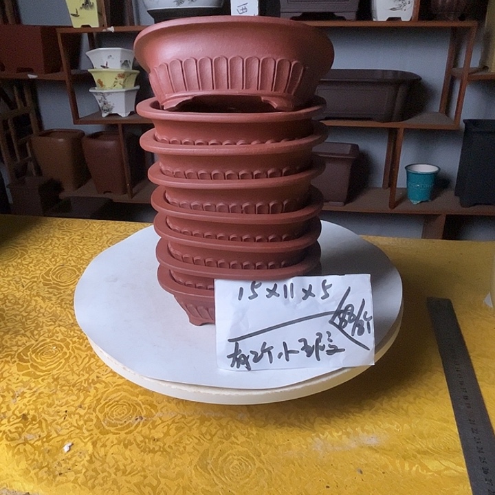 紫砂花盆紫砂花盆