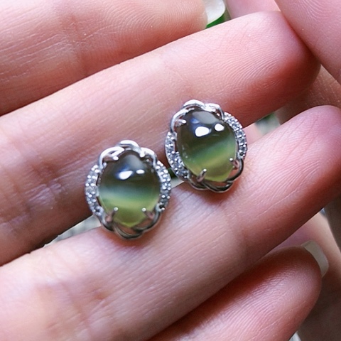 和田玉挂件银S925镶嵌一**秋