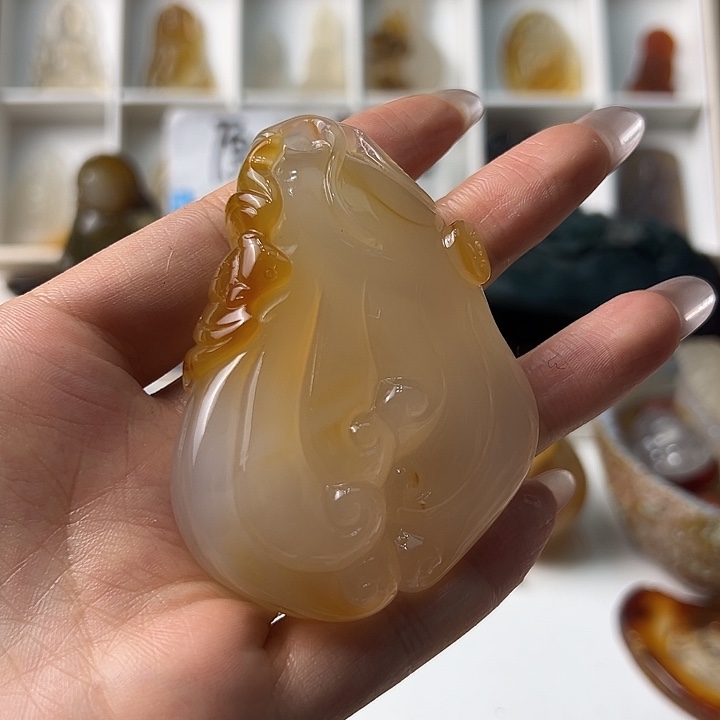 玛瑙/玉髓颈饰合金