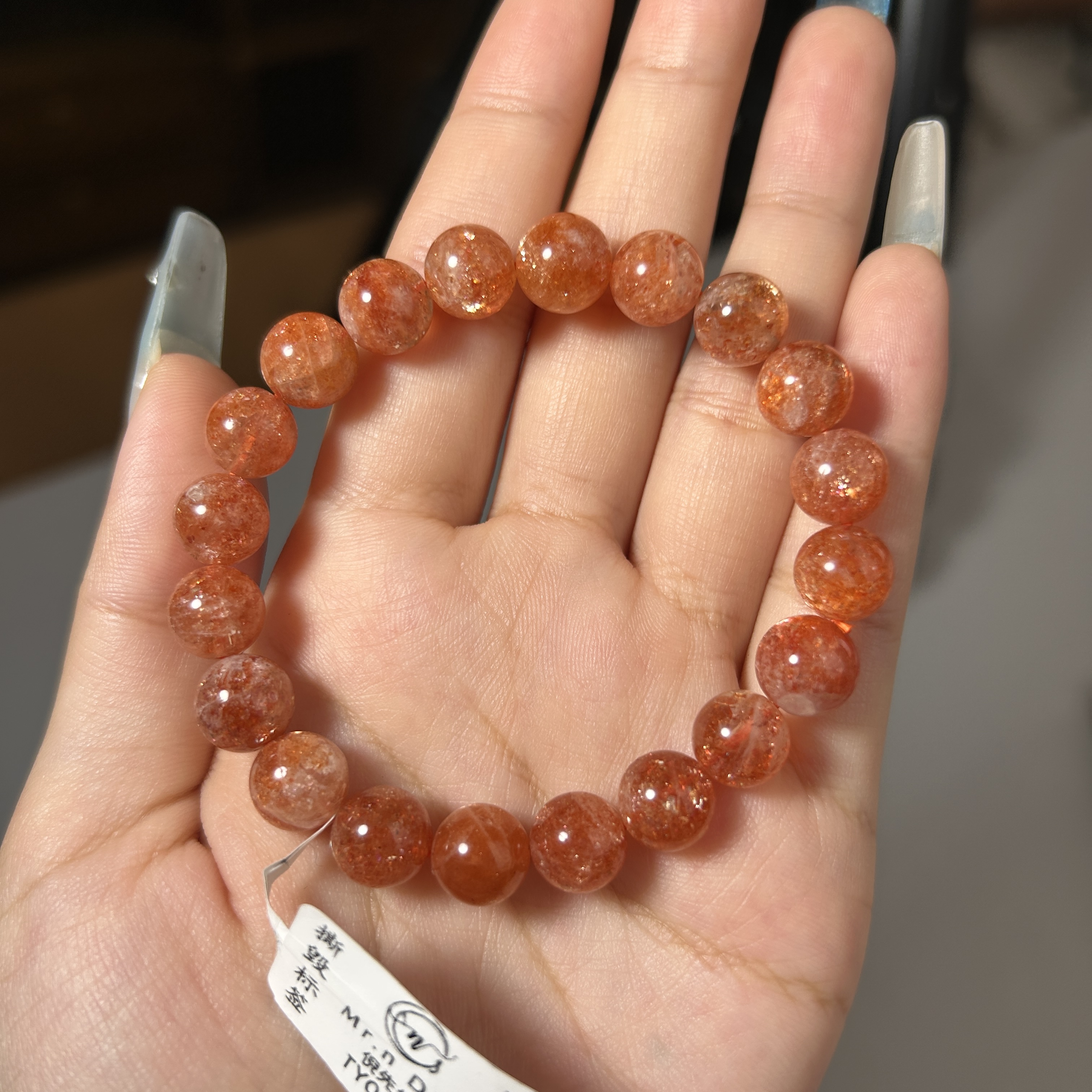 TY005天然金太阳手串时尚日光石手链