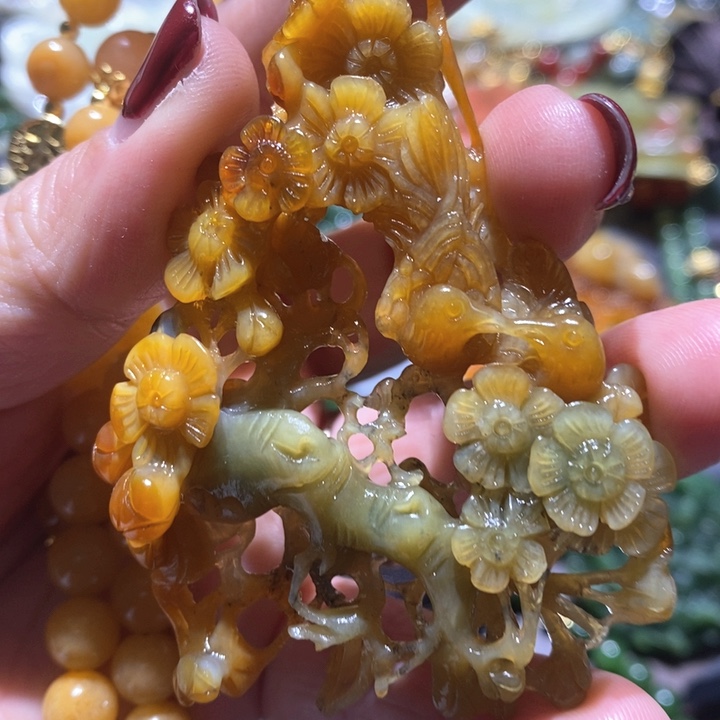 岫玉毛衣链未镶嵌