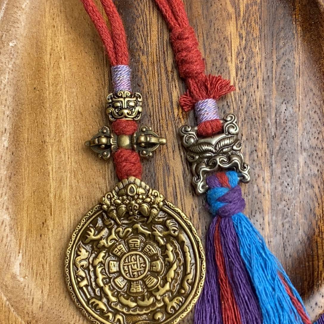 藏式风格九宫八卦牌