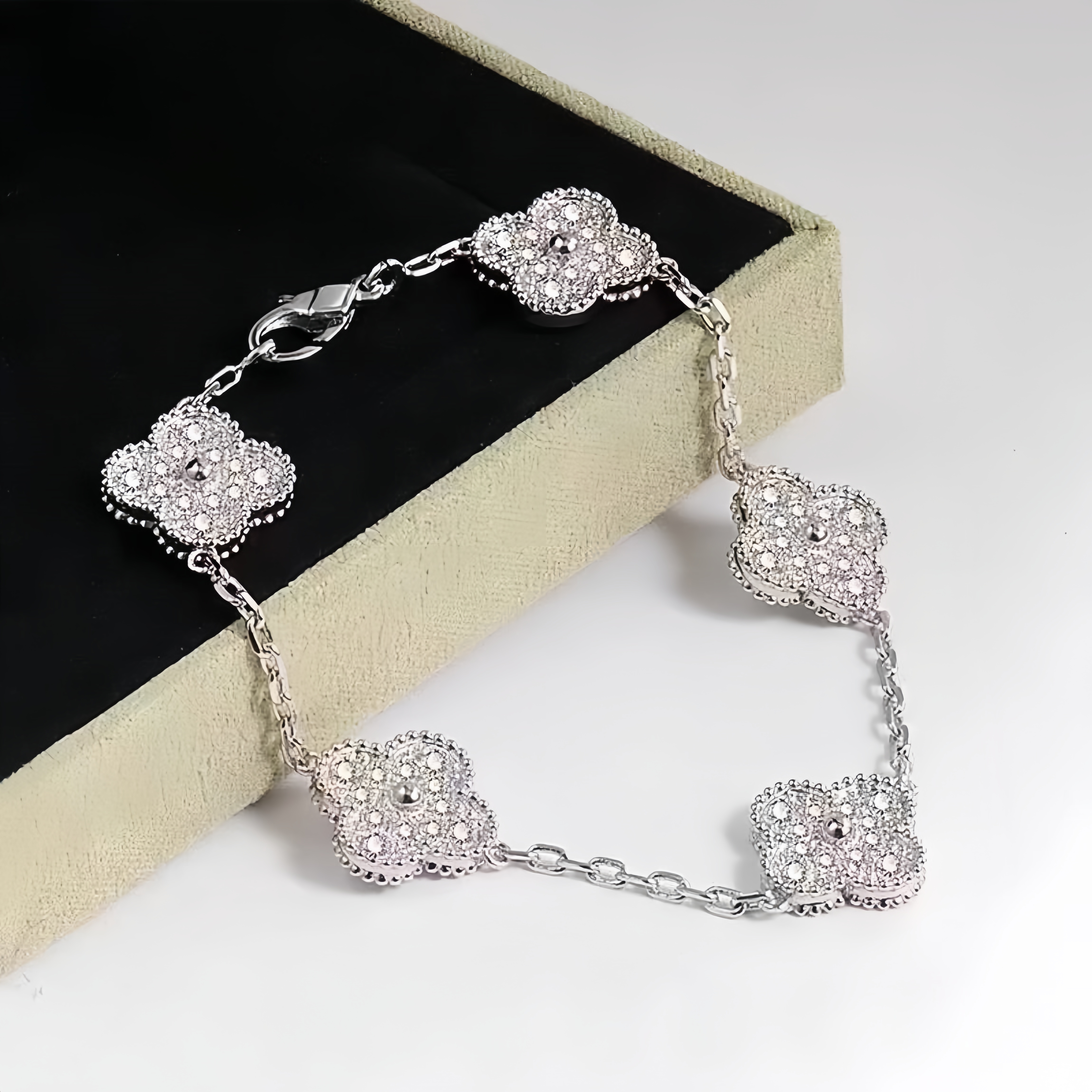 【1202】设计百搭轻奢简约时尚DI2组合套链手链项链