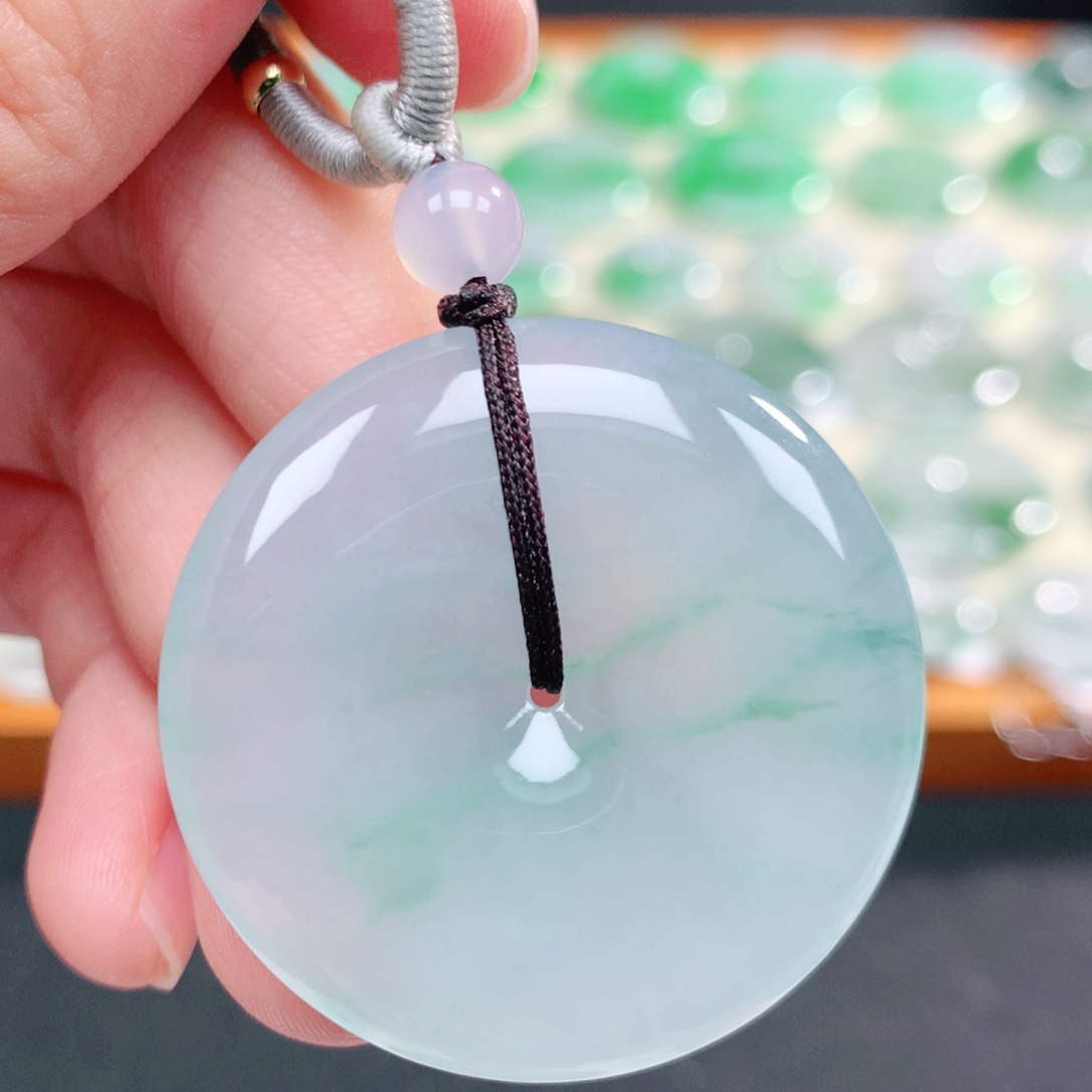 翡翠未镶嵌颈饰36.3-6.0