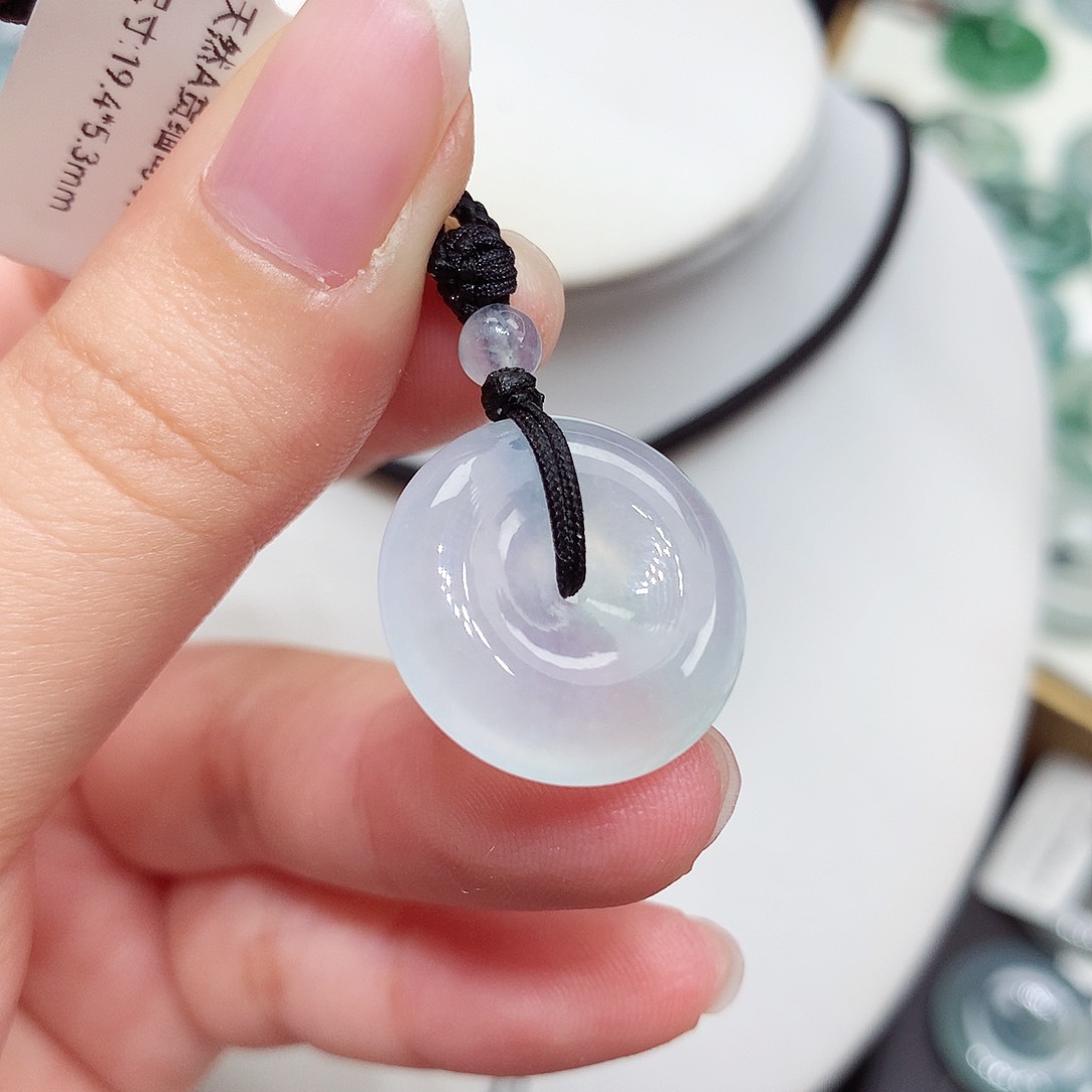 翡翠未镶嵌胸饰翡翠20，19.4/5.3