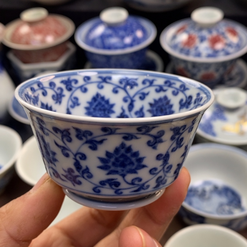 【闪购商品】景德镇青花主人杯