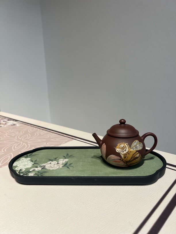 潘晨泥绘紫砂作品