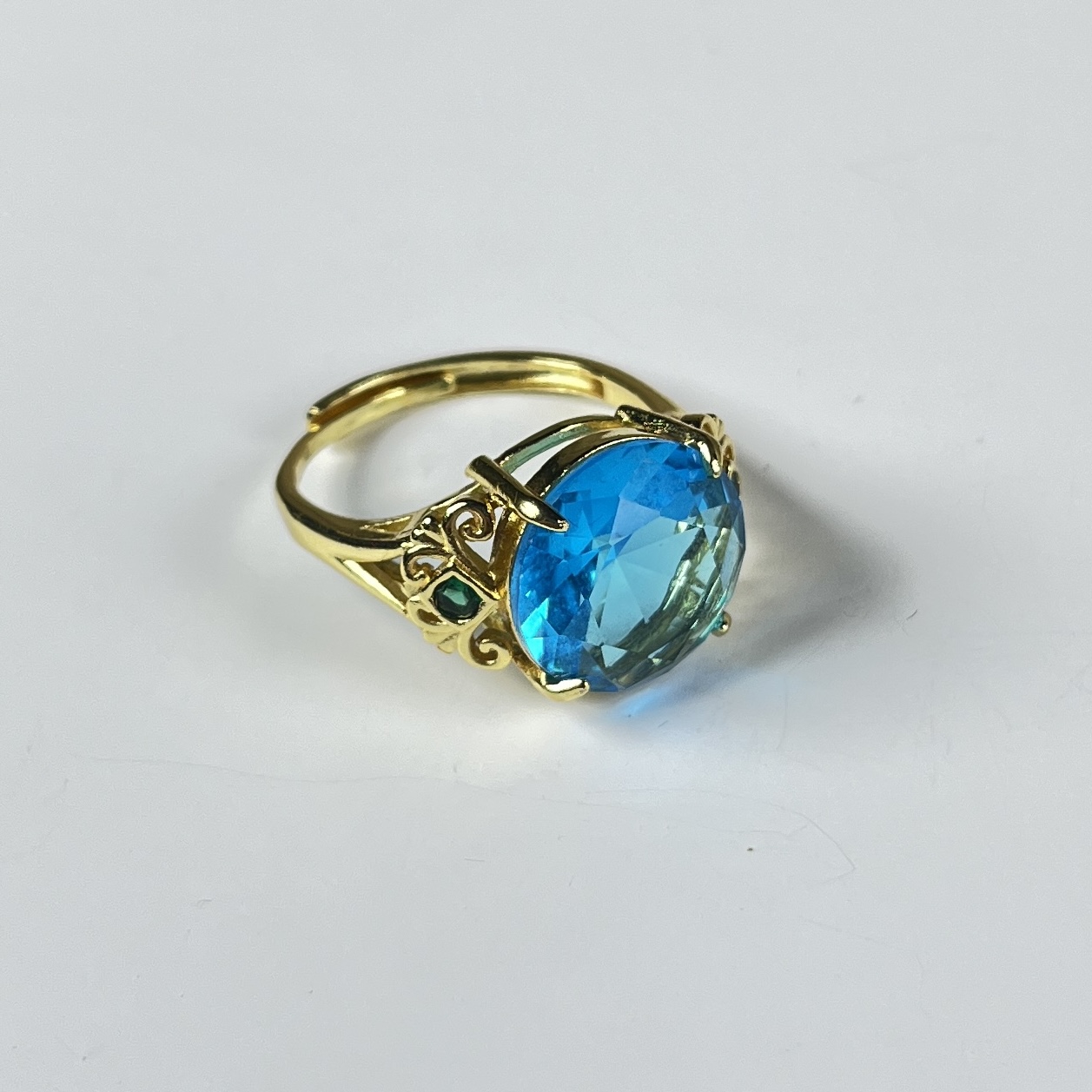 【超星专属】W026 精美蓝戒指 多样性发其一