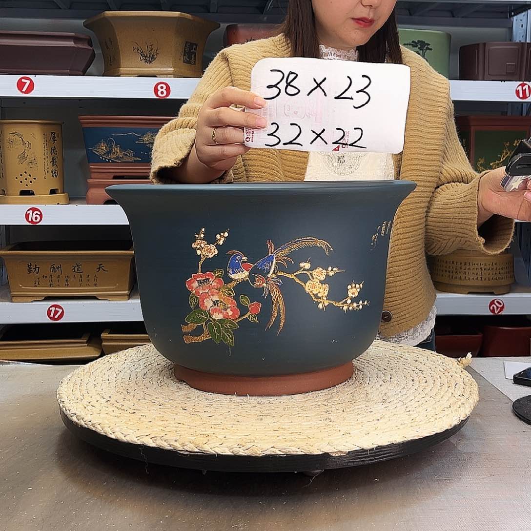 紫砂花盆紫砂花盆