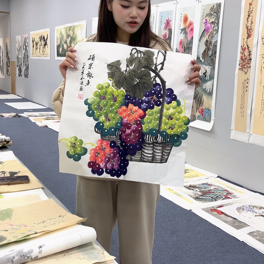 国画纯手绘字画作品