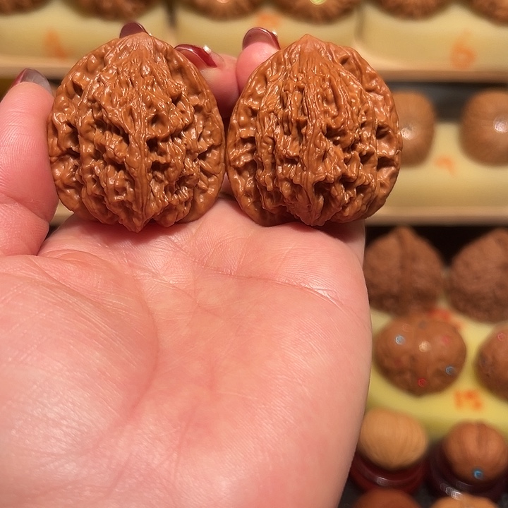 桃核吊坠精品虎头全品41尺