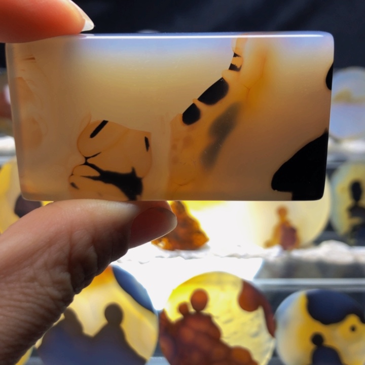 合金玛瑙/玉髓珠宝奇石131