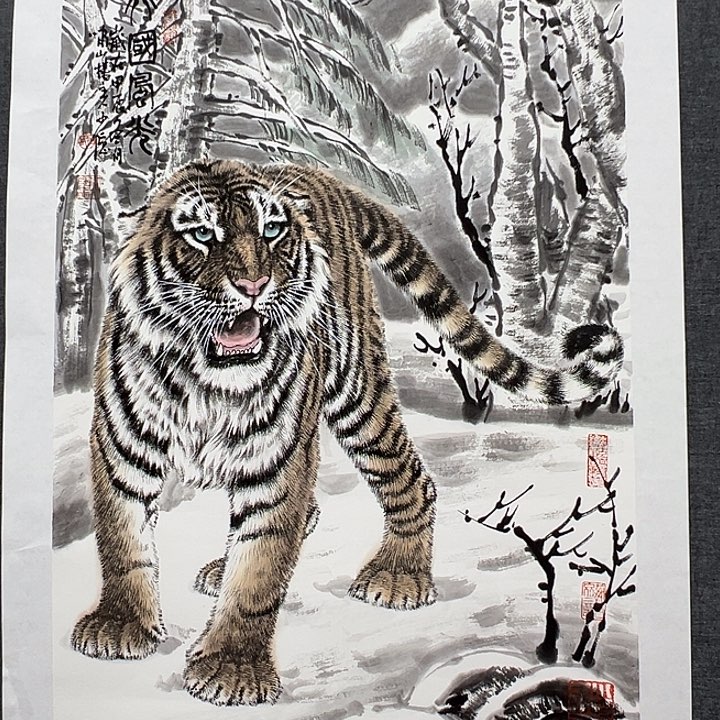 国画书画作品多次