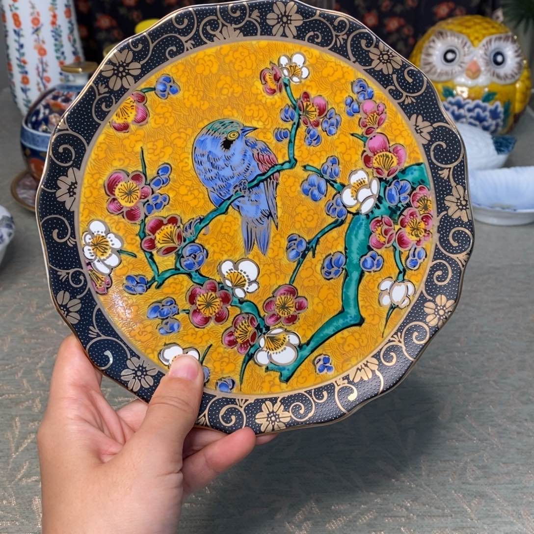 碟18 厘米 小杨瓷器陶瓷陶瓷