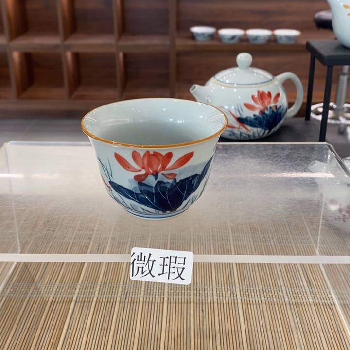 釉下老陶泥手工绘制