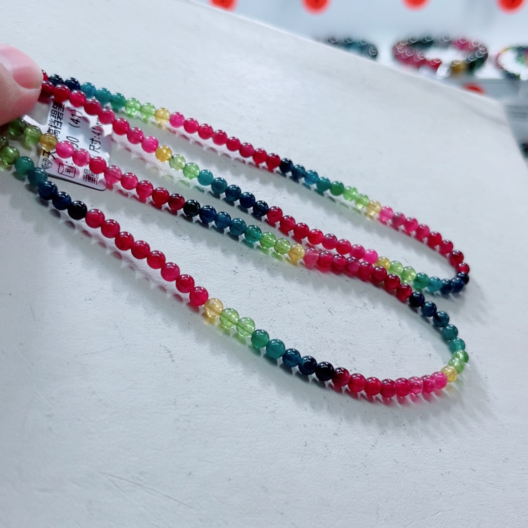 未镶嵌手链碧玺碧玺
